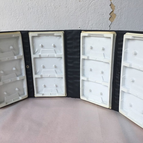 Cassette case with 12 slots handheld