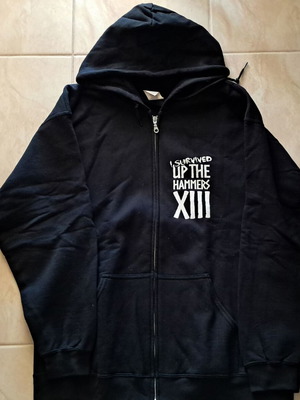 Zipped Hoodie Up The Hammers XIII 2018 Large, like new, black