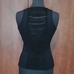 Mexx Statement Tank Top σαν καινούργιο, μαύρο με ladder back πλάτη