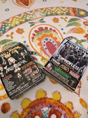 34 Metal Hammer magazines used (scattered issues 299-449)