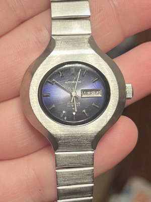Ρολόι χειρός Seiko σαν καινούργιο, γκρι και μπλε
