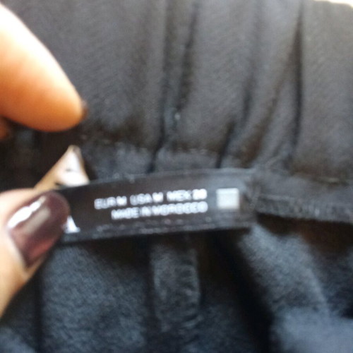 Zara women's pants used, size M, black