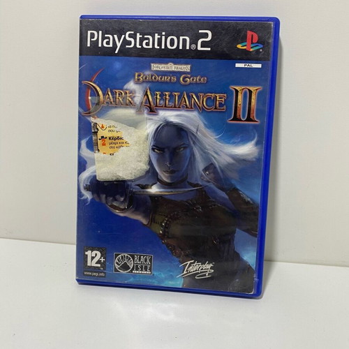 Baldurs Gate Dark Alliance 2 used for PS2 without manual
