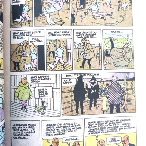 Tintin: Bir Yildiz Kaydi used comic in Turkish
