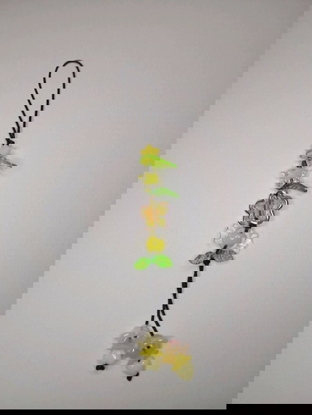 yellow/orange phone charms