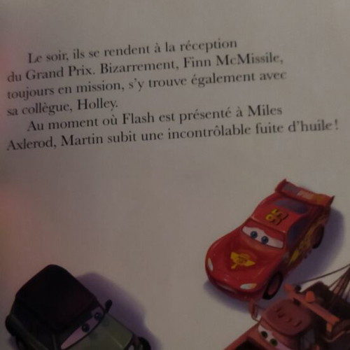 Βιβλίο Cars McQueen στα γαλλικά καινούργιο