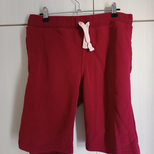 Etirel men's bermuda shorts like new, red, size M, 100% cotton