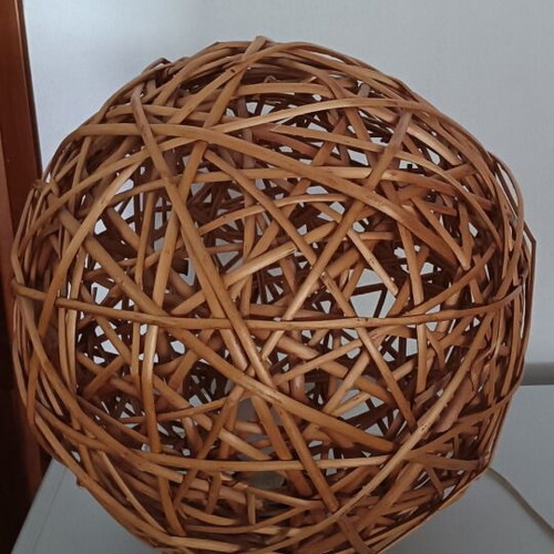 Handmade lamp like new, can be pendant