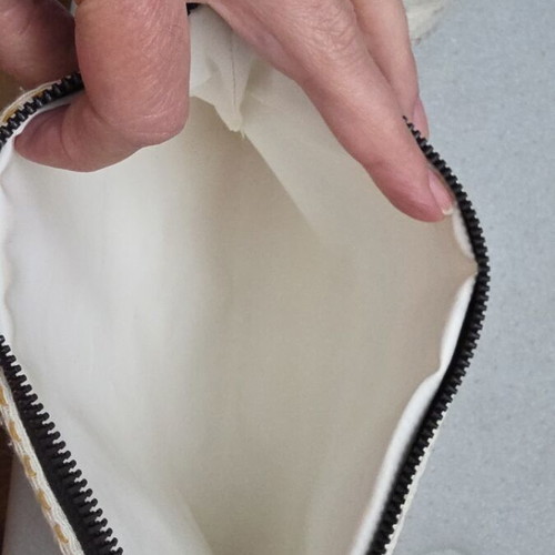 Bleecker & Love Small Waterproof Bag like new, beige multicolor