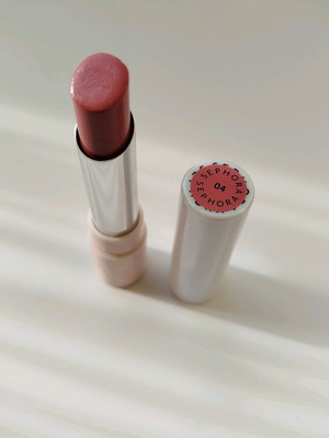 Sephora About That Shine Lipstick 04 Pink Mirage like new
