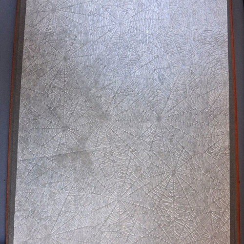 Leather photo album like new with embossed Native American chief design