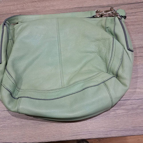 Liebeskind women's leather bag new, milky green color