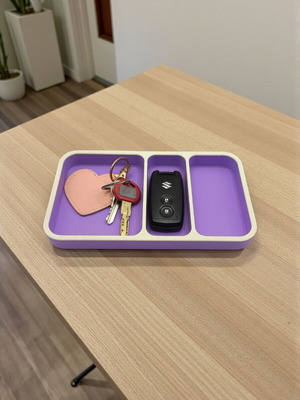 Поставка за ключове от лилав Pla по поръчка