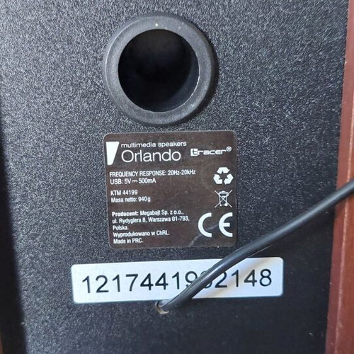 Tracer Orlando 2.0 Computer Speakers 5W Brown New