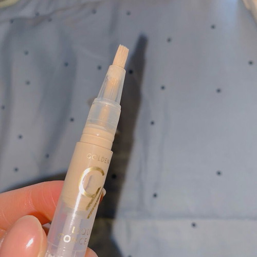 Golden Rose liquid concealer used, shade 04