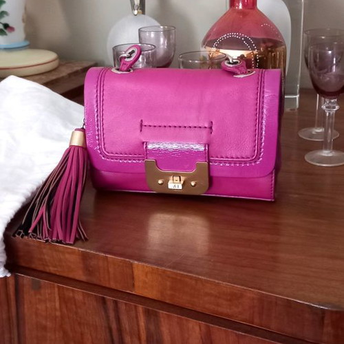 DVF leather bag beautiful