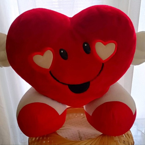 Heart doll 40x40 cm like new