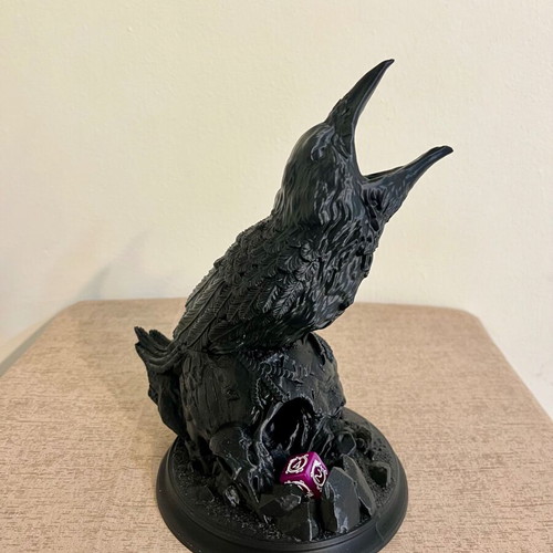 3D printed Crow dice tower 24cm new