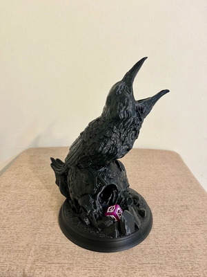 3D printed Crow dice tower 24cm new
