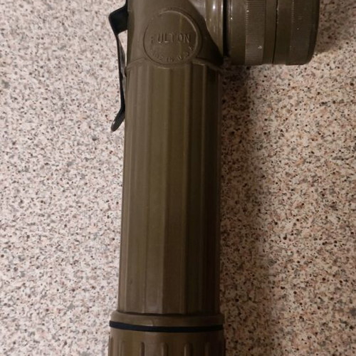 Fulton MX-991/U military angle flashlight used