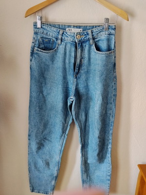 Zara jeans small, like new, blue