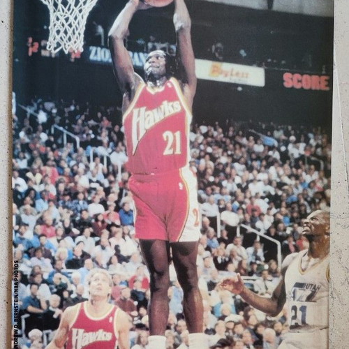 Dominique Wilkins poster like new, Glimpses of Basketball