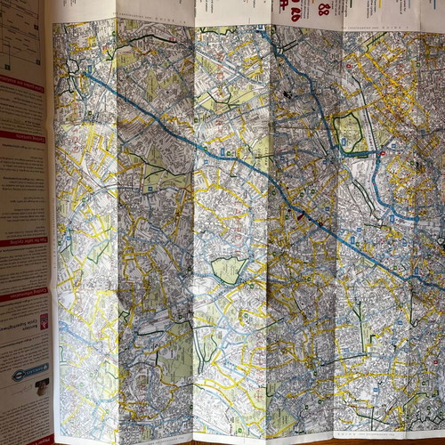 London England Tourist Map 2012 - 2013 used