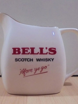 Bell's Scotch Whisky old promotional ceramic jug used