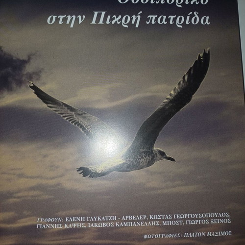 Odoiporiko stin Pikri Patrida bilingual photo book by Platon Maximos