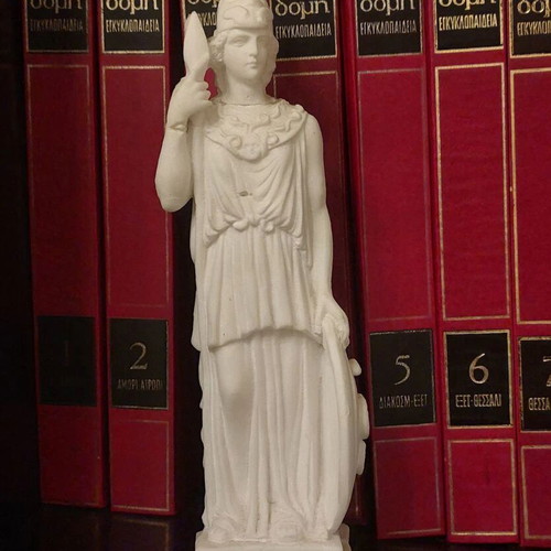 Άγαλμα της Αθηνάς alabaster σαν καινούργιο
