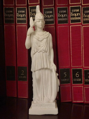 Άγαλμα της Αθηνάς alabaster σαν καινούργιο
