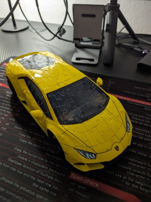 Ravensburger Lamborghini Huracán EVO 3D Puzzle like new