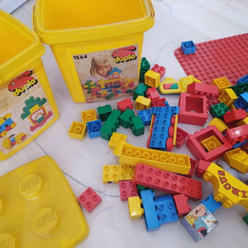 Lego Duplo vintage blocks used, 80s-90s