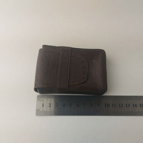 Leather case for cigarettes or cards Shumen used