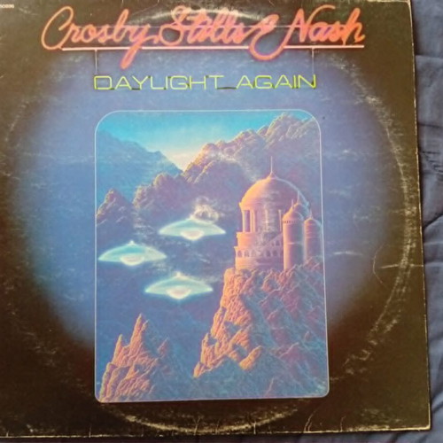 Crosby Stills and Nash Daylight Again LP album used, rock