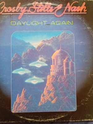Crosby Stills and Nash Daylight Again LP album used, rock