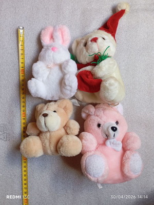 Set of 4 stuffed animals used, bears and bunny
