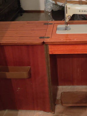 Sigma sewing machine cabinet used