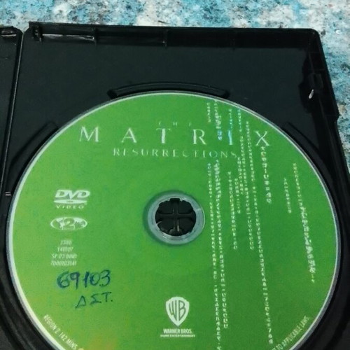 The Matrix Resurrections DVD like new, action sci-fi with subtitles