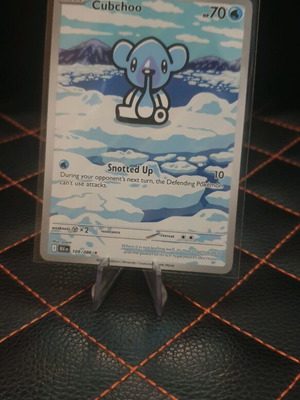 Κάρτα Cubchoo Pokemon Black Bolt and White Flare σαν καινούργια