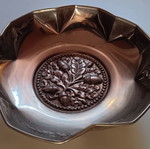 Silver-plated decorative centerpiece used