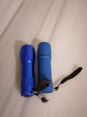 Flashlights new, 2 pieces, 4.5