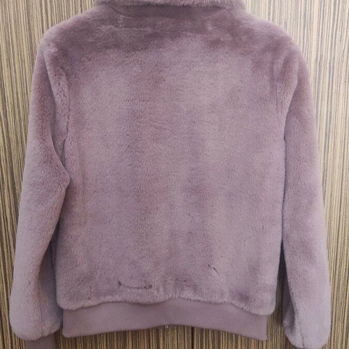 Women's short pink coat like new, size S
