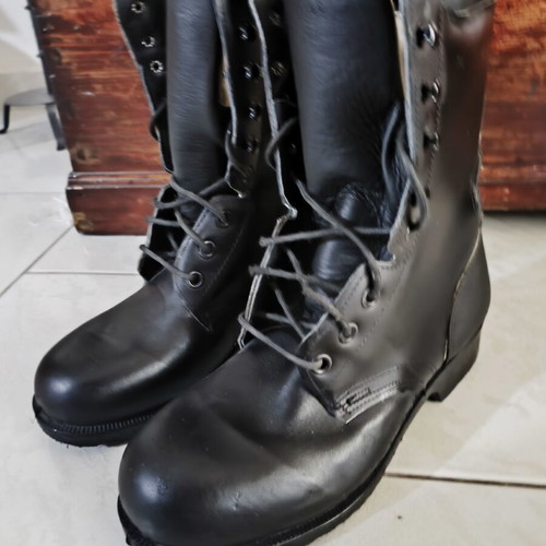 Leather ES Military Boots New Type Size 42 New