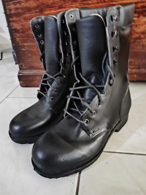 Leather ES Military Boots New Type Size 42 New