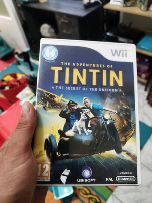 TinTin used Nintendo adventure game complete in good condition