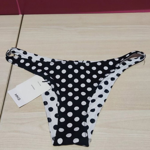 Mango reversible cheeky polka dot bikini knickers medium new
