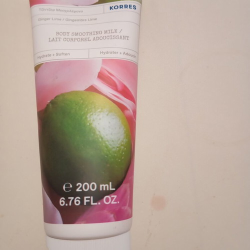 Korres Body Smoothing Milk Ginger Lime 200ml new