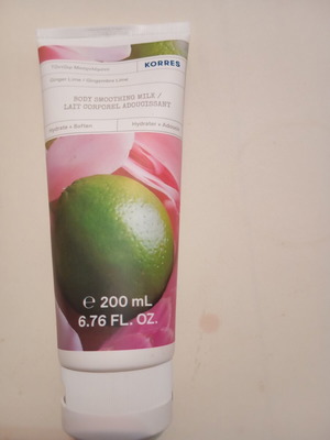 Korres Body Smoothing Milk Ginger Lime 200ml new