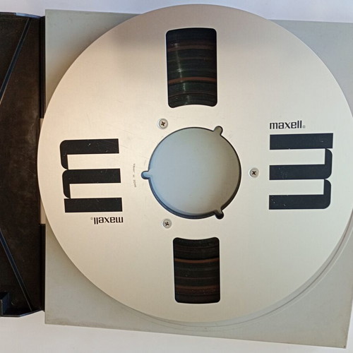 Maxell 10.5" aluminum reel used with Revox box